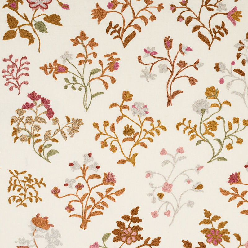 Tissu brodé Raleigh Crewel, Automne
