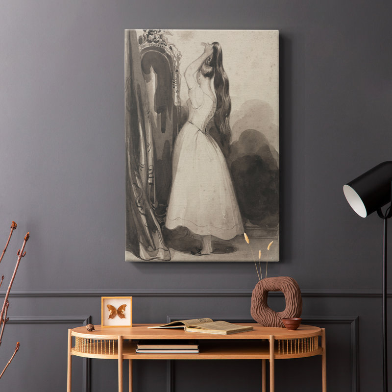 Impression de portrait rétro Lxxxi - galerie enveloppée de cavas, H 18 po x l 12 po