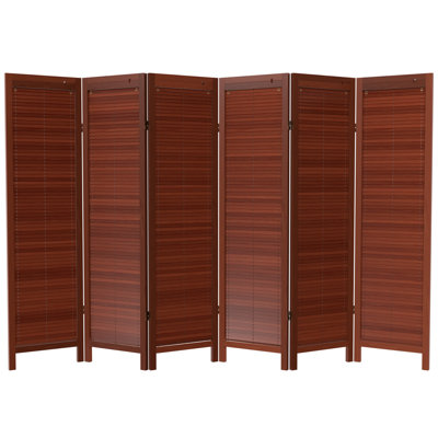 Allbritton 68" H Adjustable Venetian Blinds Room Divider