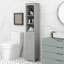 Tall Bathroom Cabinet With Drawer And Adjustable Shelf For Bathroom-1317837122