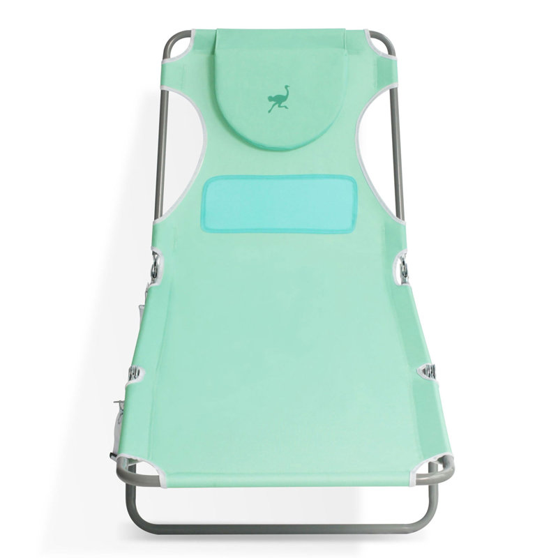 Outdoor Rust-Resistant Metal Chaise Lounge
