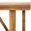 Table de salle à manger d'extérieur en bois d'acacia de 67 po, idéale pour les rassemblements de patio et de jardin, finition teck