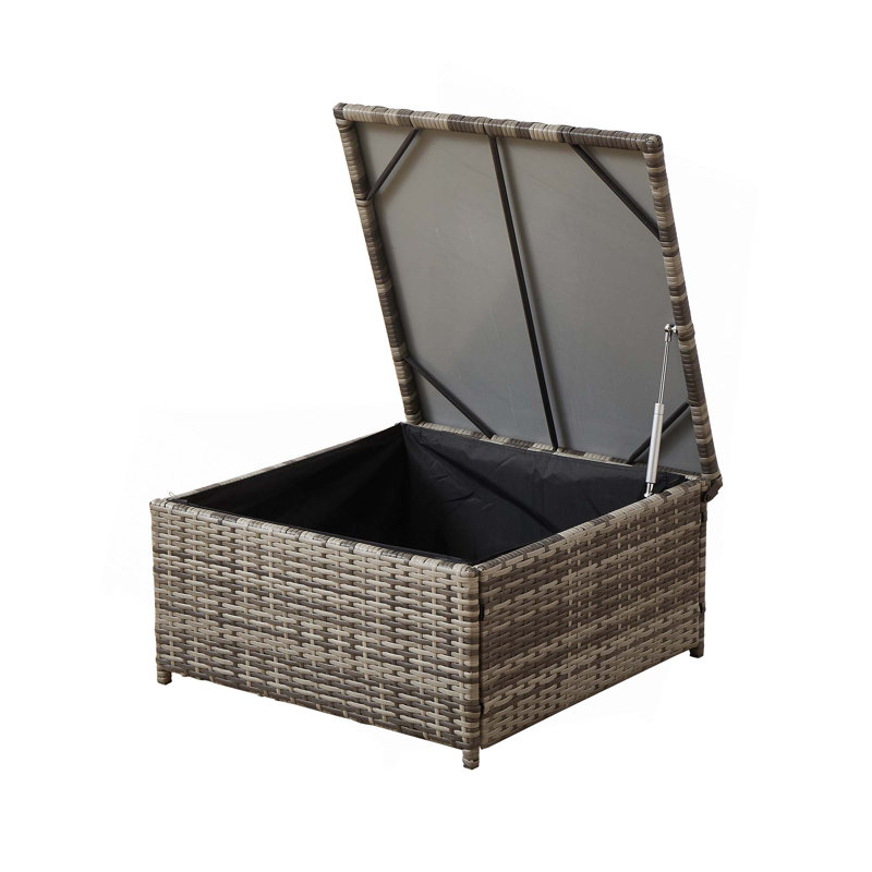 8 pièces Canapé de patio avec coussins