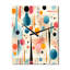 Jaretsi - Horloge murale Mid-Century géométrique-433190120