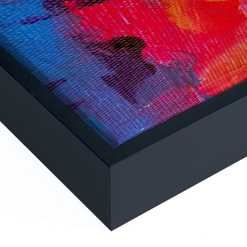 Inspired by Coca Pop Art-Giclee on Canvas with Float Frame Vertical, 18" H x 18" W