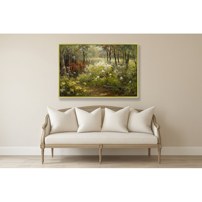 Edge Of The Light Print, 32" H x 42" W, Gold