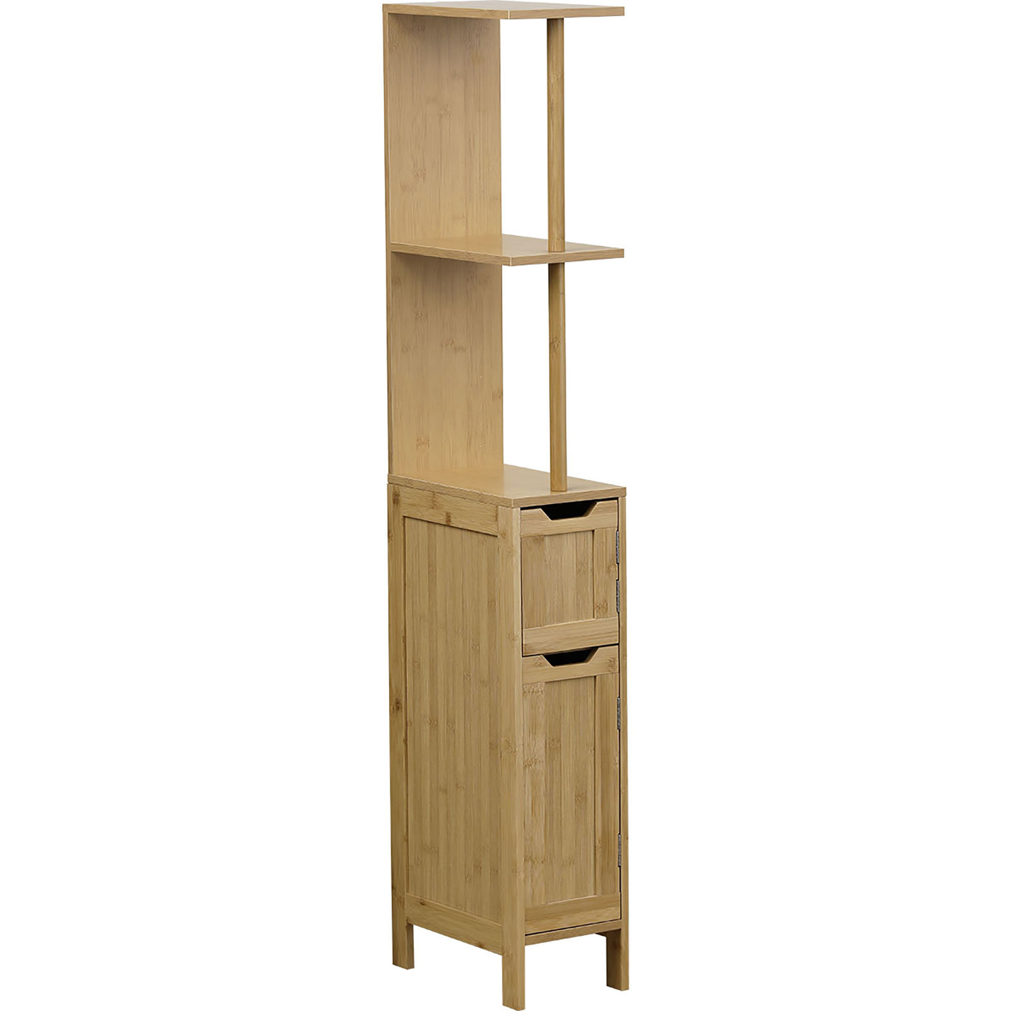 The Toilet Storage Cabinet Rack, Bamboo Bathroom Space Saver Laundry Room  Corner Stand, Organizer Shelf for Restroom, Natural - AliExpress