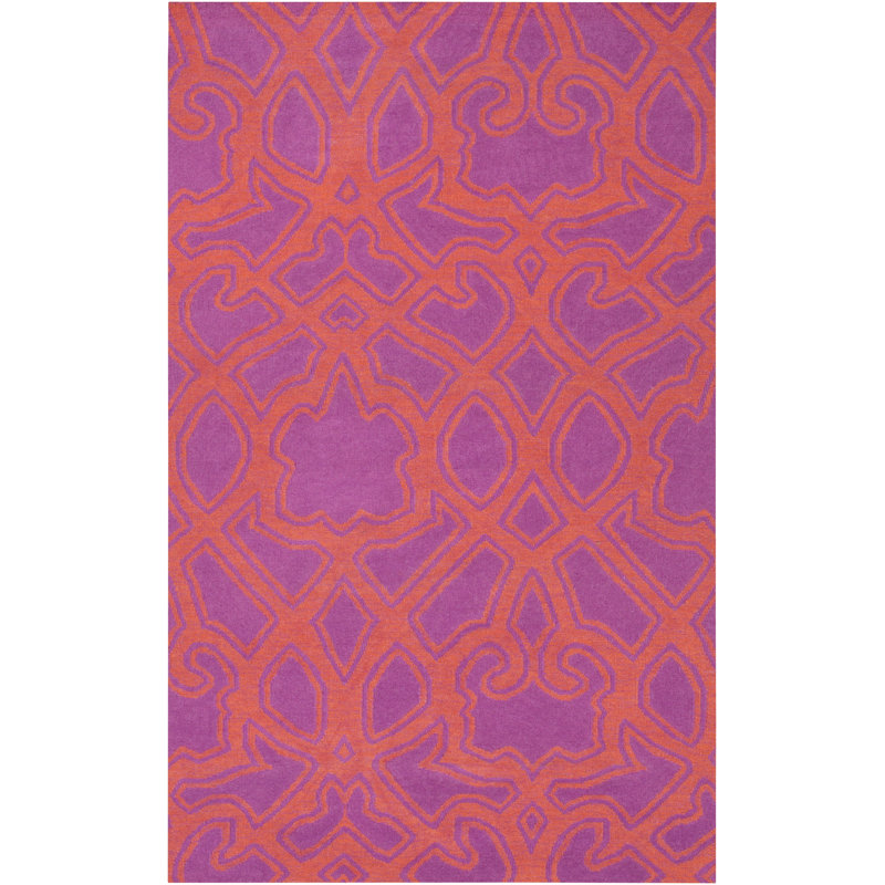 Hemel Wool Geometric Indoor Rug, Rectangle 2' x 3'