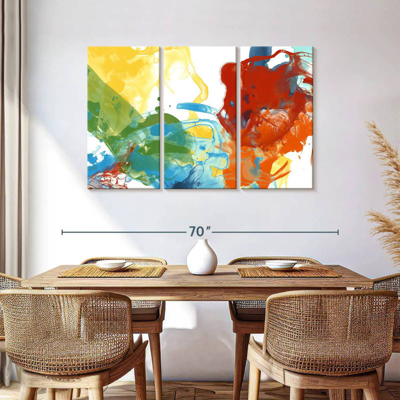 Avery Primary Abstract II, 36" H x 57" W