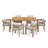 Izaic Patio 7-Piece Modern Aluminum Dining Set-110089489