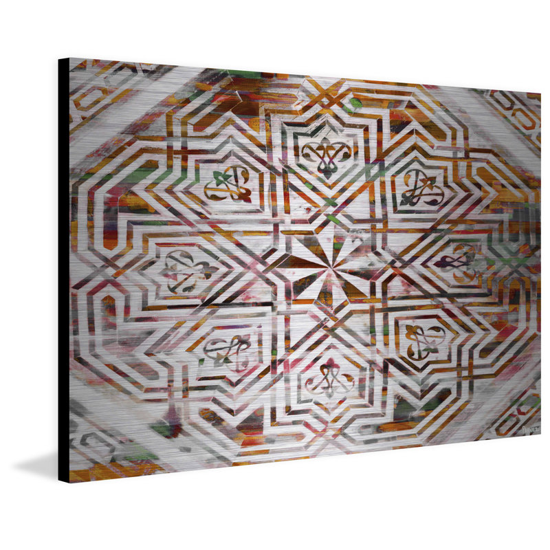 Fekroun sur métal par Parvez Taj, 30 po x 45 po