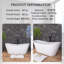 67" Acrylic Freestanding Soaking Bathtub