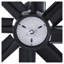 84 Inch Super Large Black Ceiling Fan with Remote Control, 8 Aluminium Blades, Reversible DC Motor & Integrated LED Light - Energy Efficient for Large Rooms