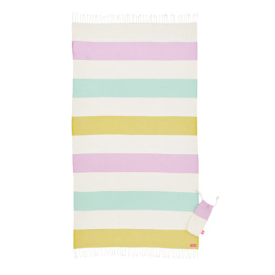 Summer Stripe Bath Towel Single