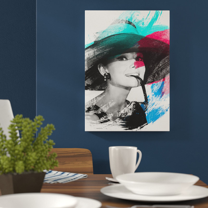 Audrey Hepburn - Wrapped Canvas, 50cm H x 35cm W