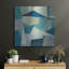 Ivy Bronx «Indigo Geo Metric» par Silvia Vassileva, art mural en métal