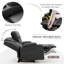 Causeuse inclinable avec porte-gobelets et poches latérales-1580396939