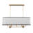 Mihaica 8-Light Dimmable Oval Linear Chandelier