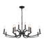 Lustre traditionnel 35,4 "à 12 lumières avec finition noir mat-2061292816-2061292819-2061292831