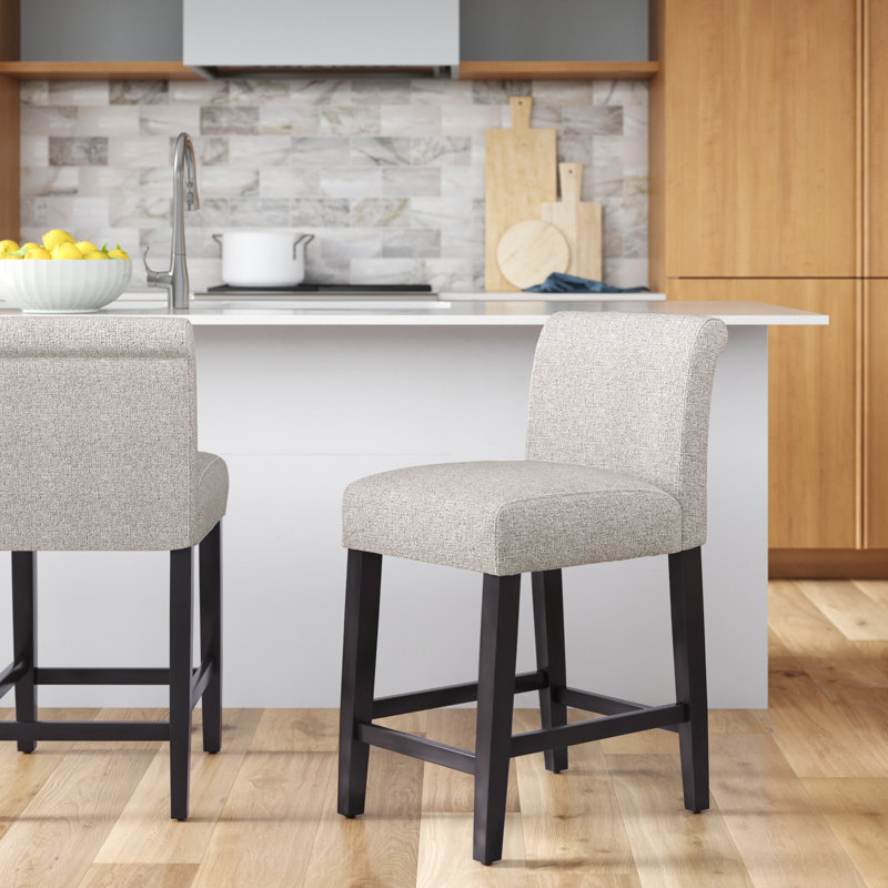 Tabouret de comptoir et de bar Altovise, Tabouret de comptoir (24 po), gris