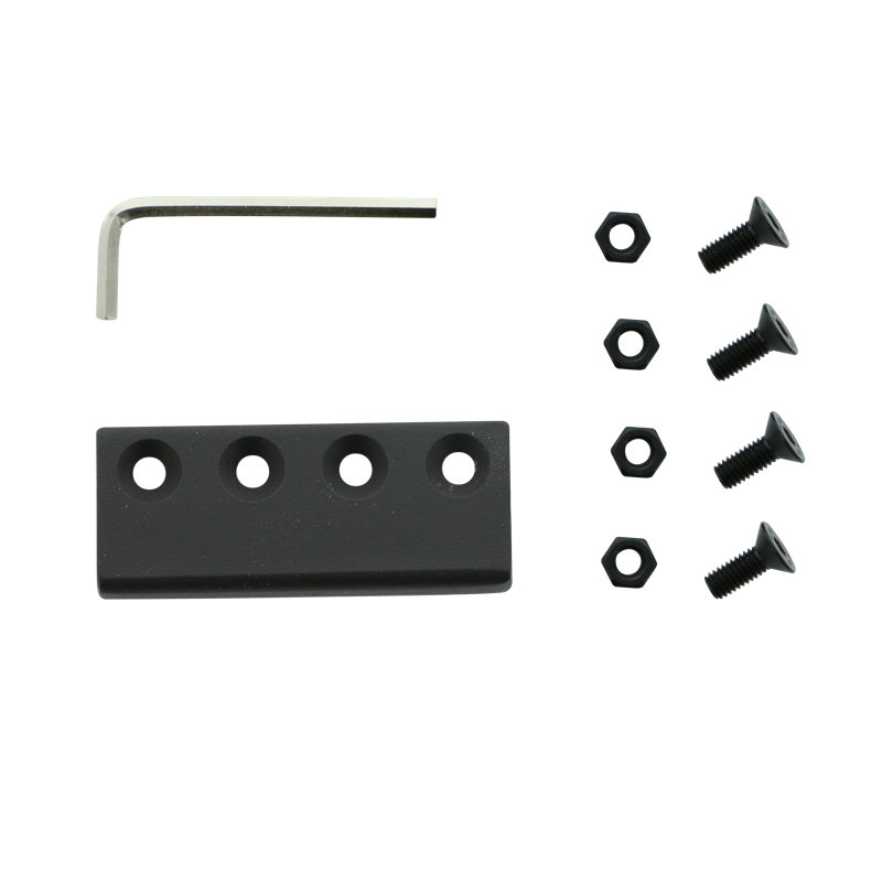 Ensemble de quincaillerie de porte de grange simple standard standard, Noir