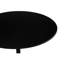 Petite table de salle à manger ronde de 31,5 po de diamètre noire, en forme de tulipe, plateau de table, idéal pour 2 à 4 personnes, base blanche, piédestal moderne facile à installer, assemblage-789896021