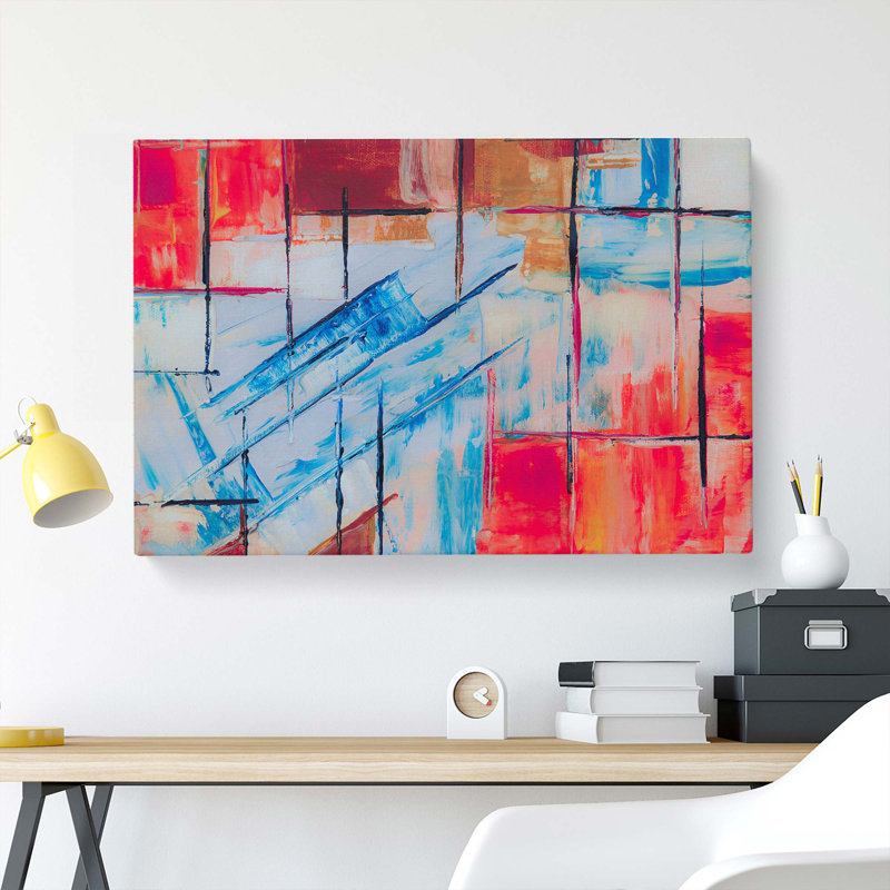 Abstract Art Painting Vol.401 by S.Johnson - Wrapped Canvas, 40cm H x 60cm W x 3cm D