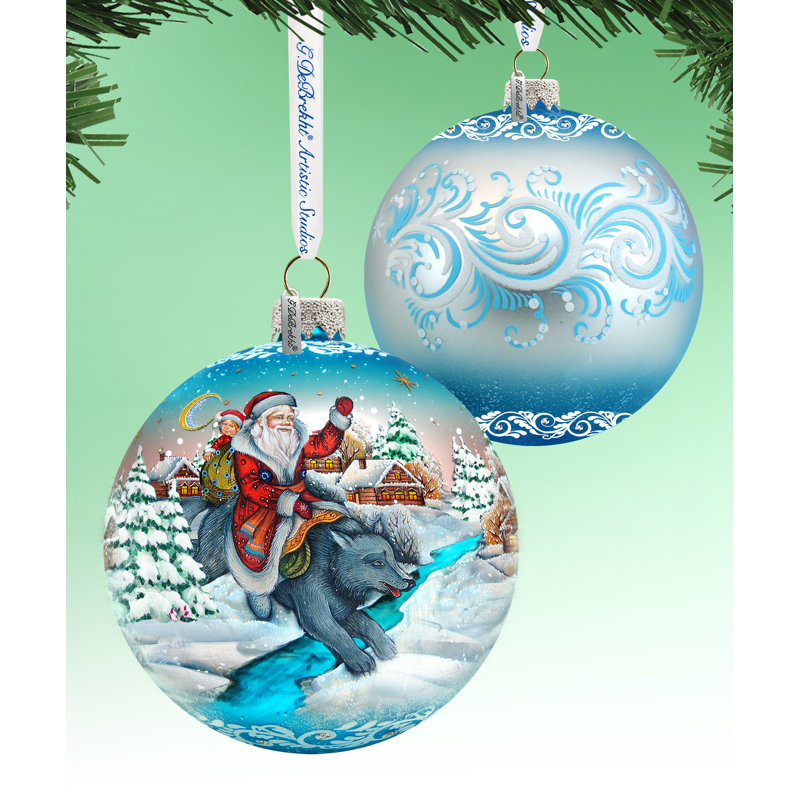 5.5'' Glass Ball Ornament