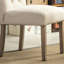 Ensemble de 2 chaises de salle à manger en bois massif brun clair - Elegant Solution
