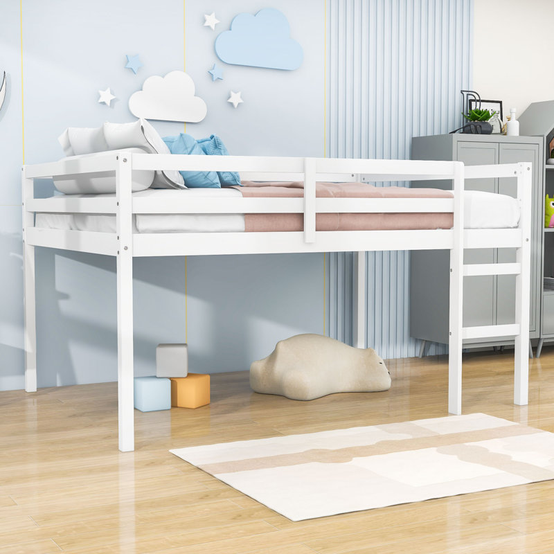 Haval Kids Full Loft Bed, White