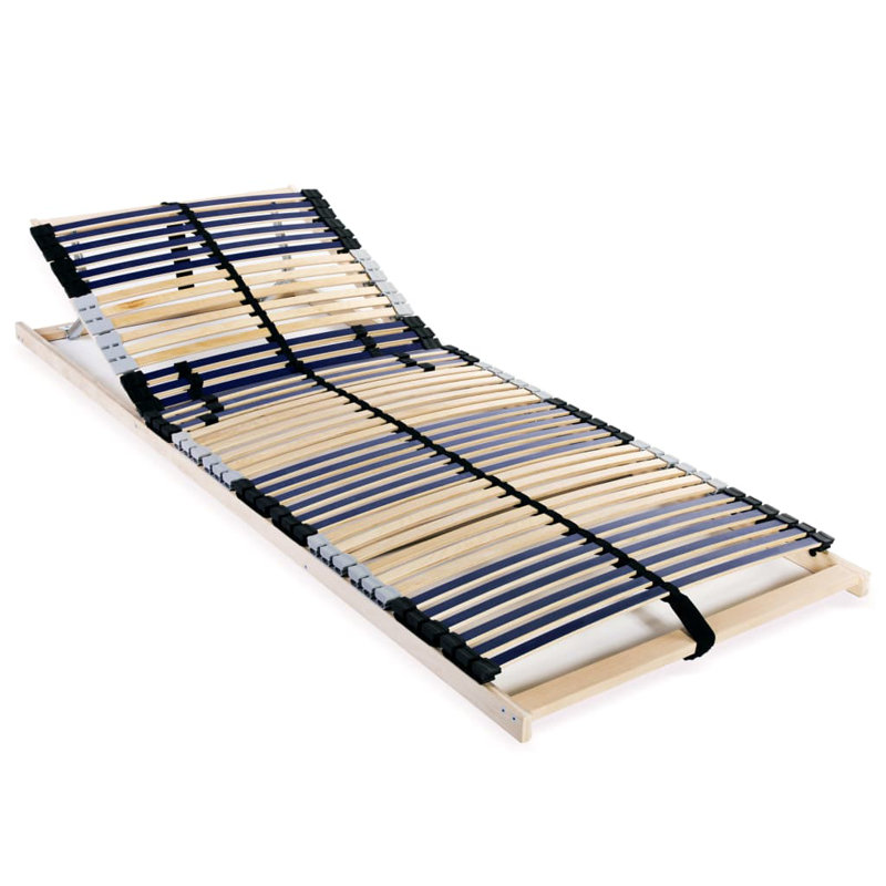 Vidaxl Bed Base Beechwood Solid Beechwood Frame Single
