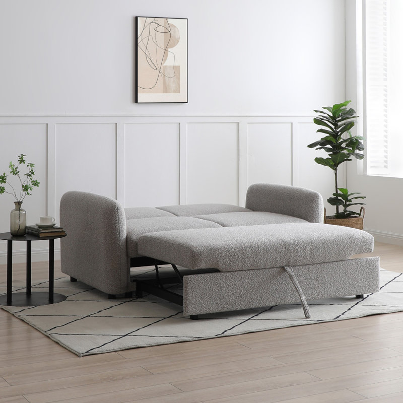 2 Seater Boucle Sofa Bed