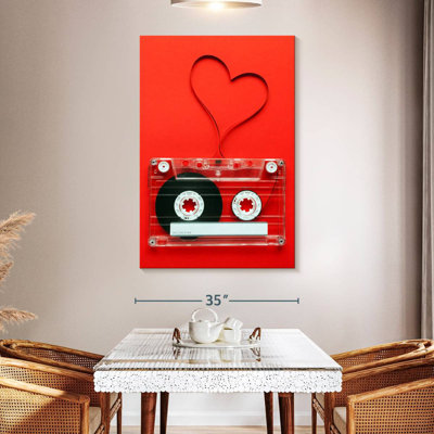 Cassette en forme de cœur Abarca
