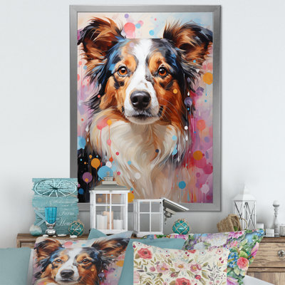 " Playful Collie Portrait "