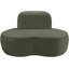 Chaise rembourrée en velours Swerve-1425424403