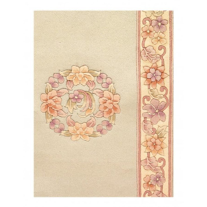 Floral Area Rug in Blue