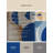 Soft Plush Queanbeyan Santorini Blue Domes Modern Area Rug in Beige – Beige Binding-1399379212