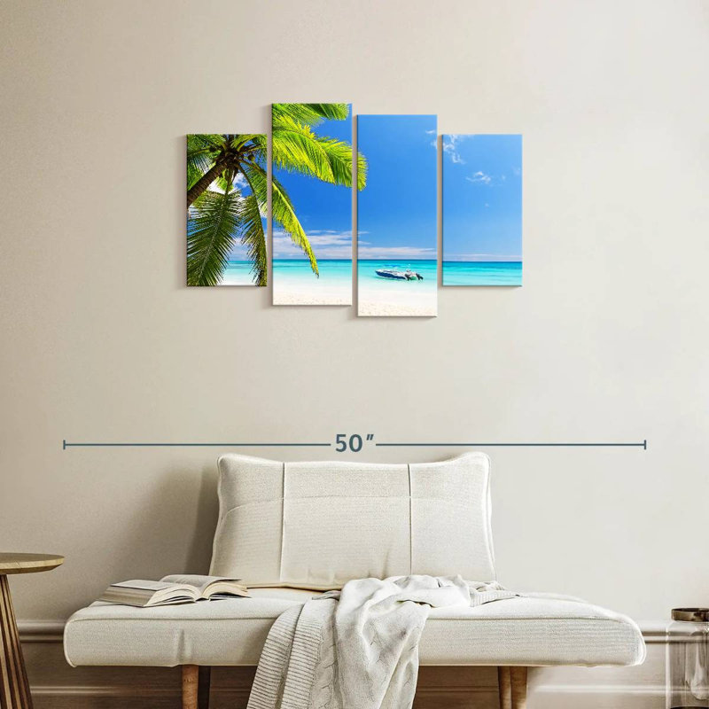 Palmier Summer Beach, H 22 po x l 36 po
