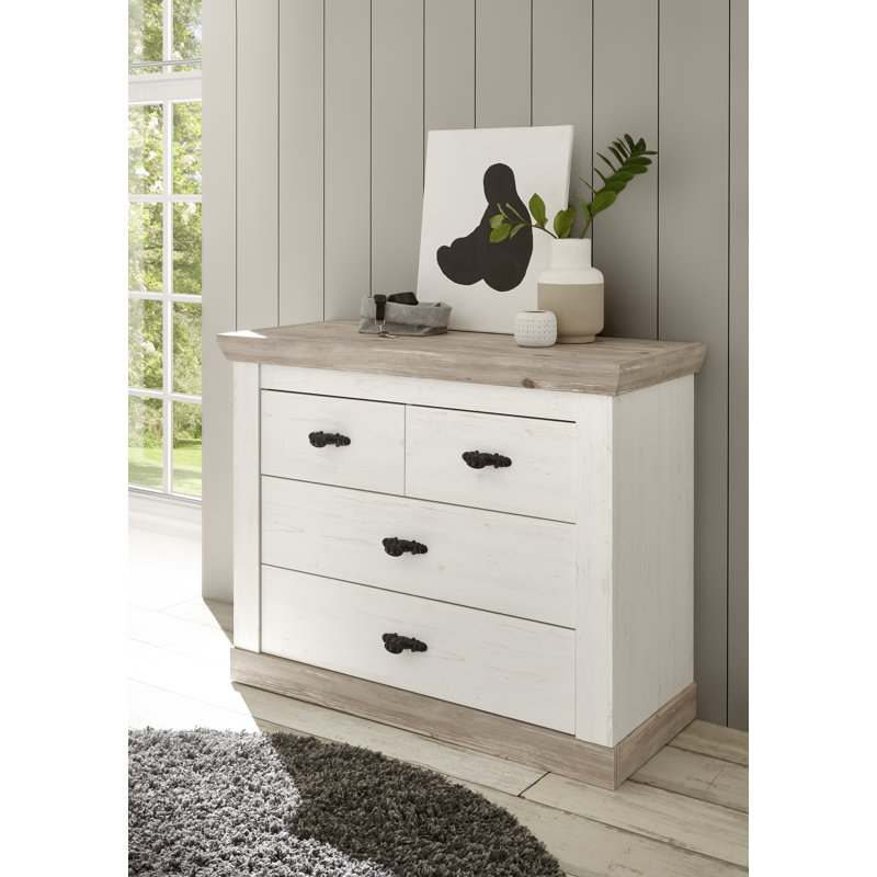 Abbotsford 107 cm W Chest of 4 Drawers