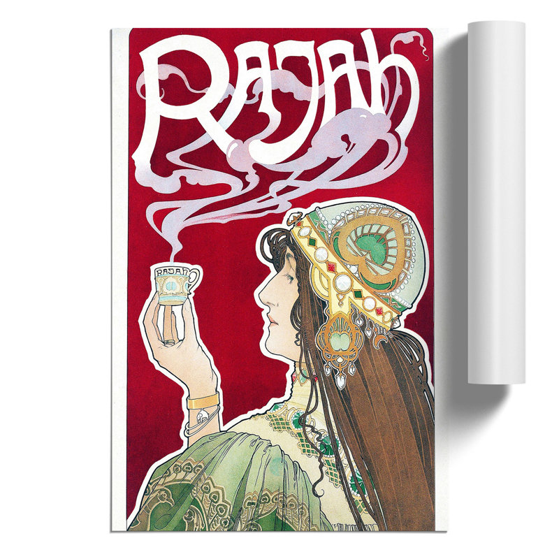 Rajah by Henri Privat-Livemont - No Frame Print, 59cm H x 42cm W x 0.1cm D