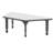 Apex Series Adjustable Trapezoid 3 Students Activity Table-559733709