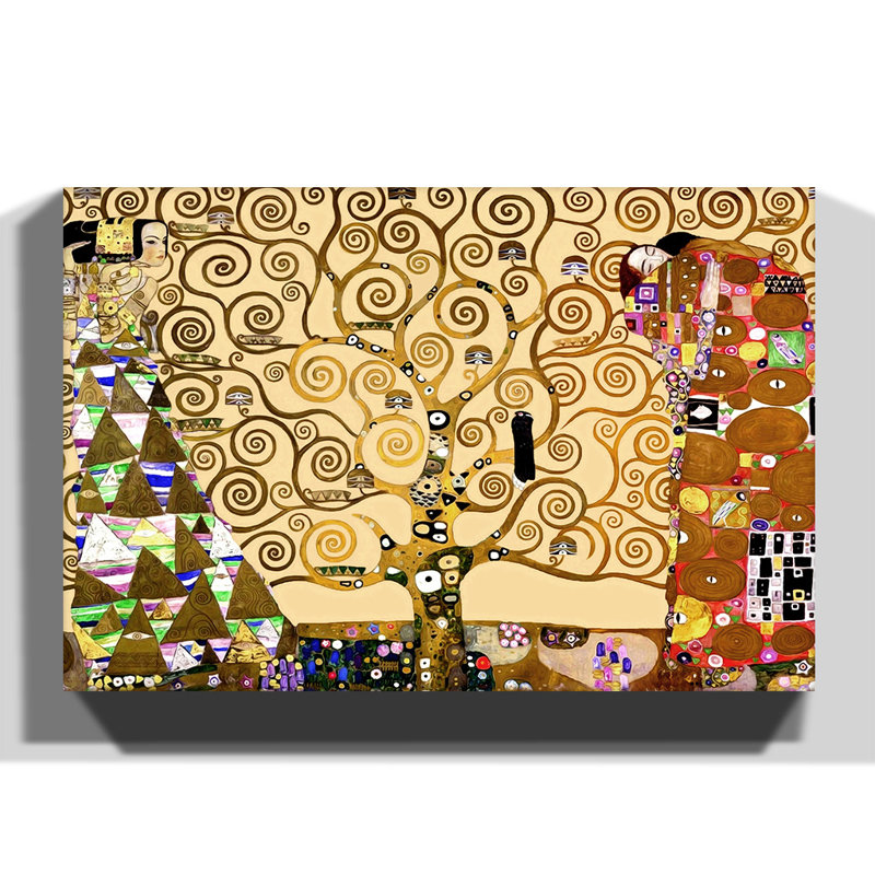 Gustav Klimt - Wrapped Canvas Painting, 70cm H x 100cm W
