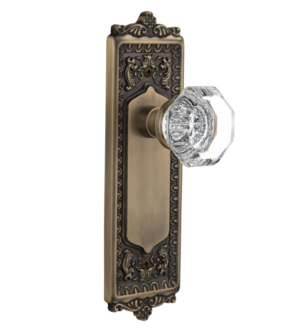 Egg & Dart Plate with Waldorf Door Knob Nostalgic Warehouse 