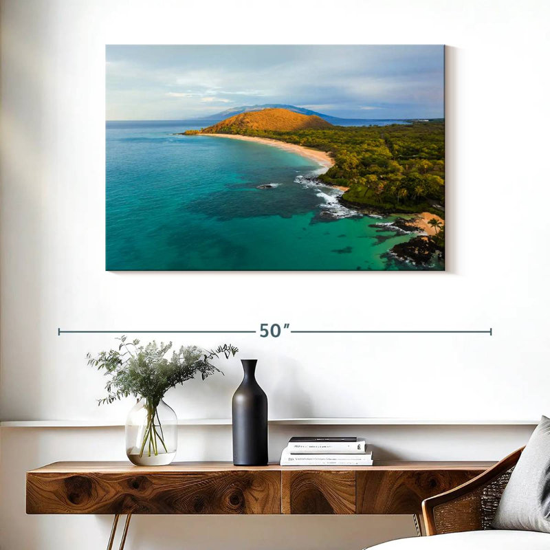 Gillard Blue Makena Beach, H 26 po x l 39 po