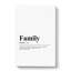 Dictionary Family - Wrapped Canvas-61883971