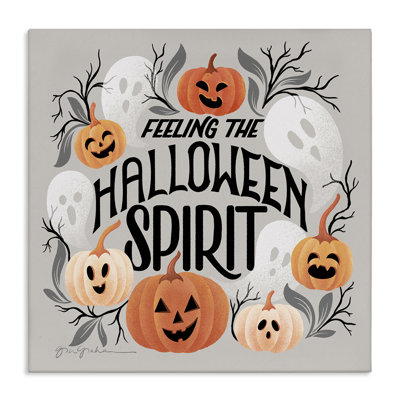 «Feeling Halloween Spirit», art mural sur toile par Gia Graham