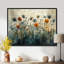 Hiver, minimalisme, coquelicots, champ III - coquelicots, art mural-1638588403-1638588415