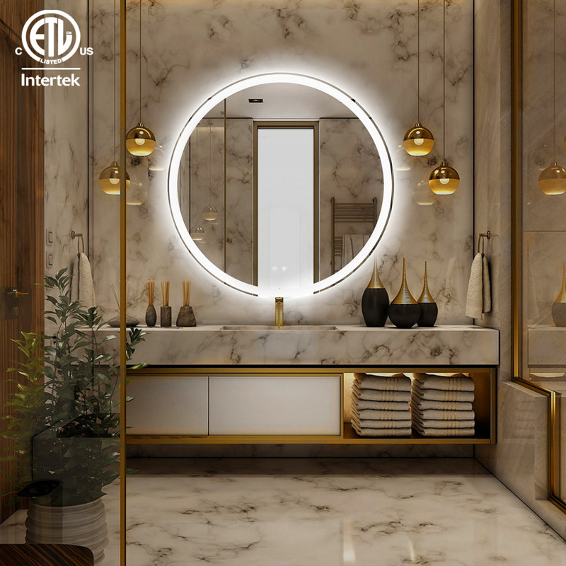 Miroir mural plat, H 33,27 po x l 25,39 po x P 2,28 po
