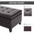 Hillcrest Faux Leather Upholstered Storage Bench-26077105