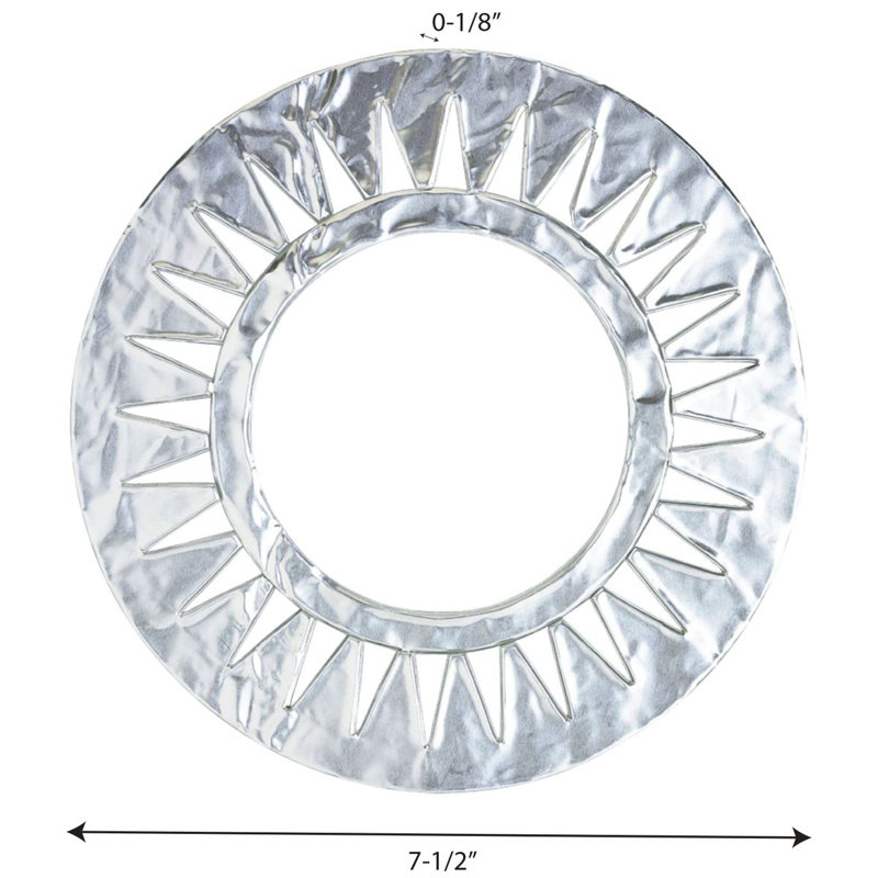 Ceiling Gasket, 0.13" H x 7.5" W x 7.5" D